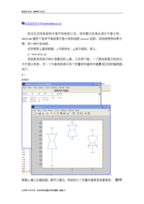 MATLAB进行单因素方差分析--ANOVA教学提纲